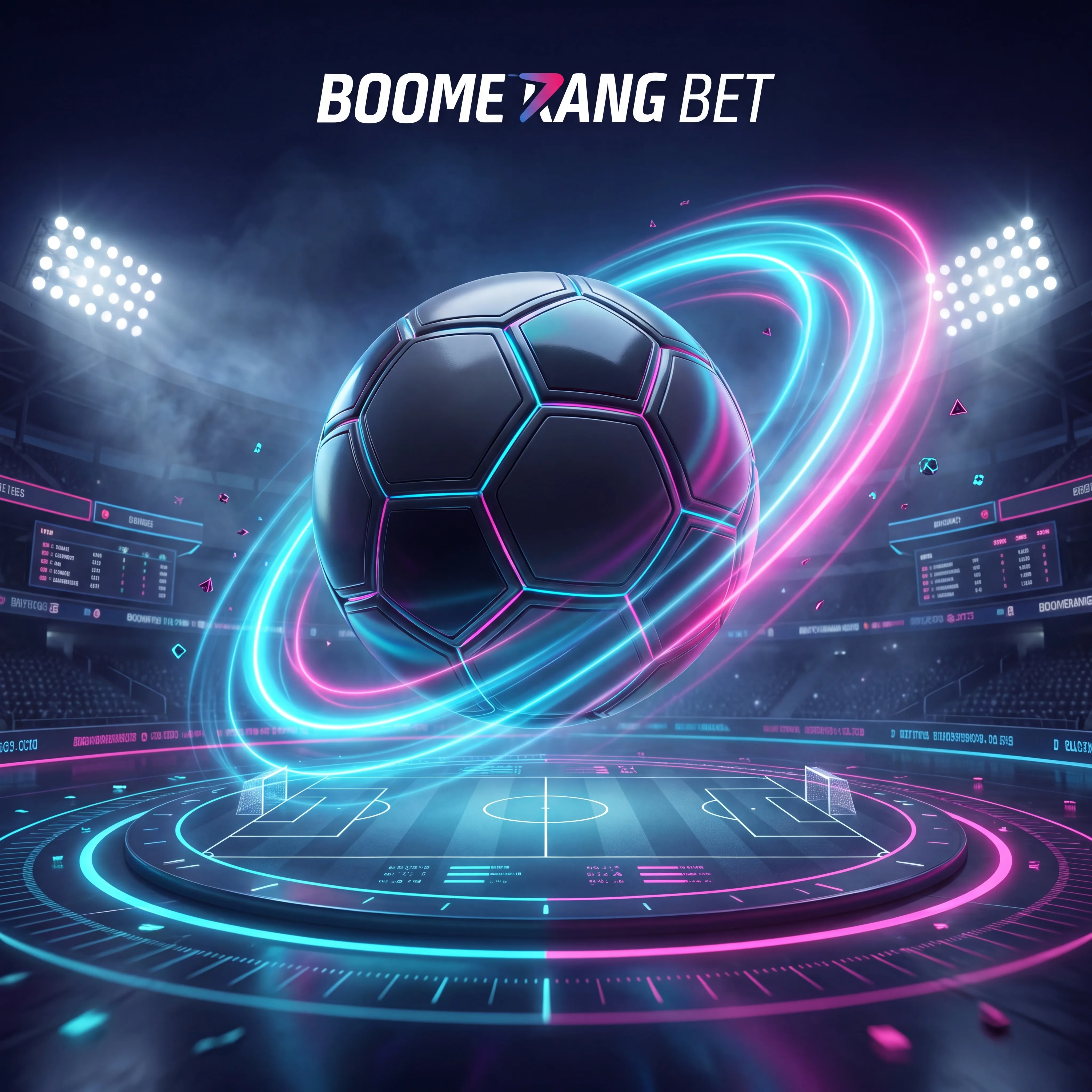 Boomerang Bet football betting illustration